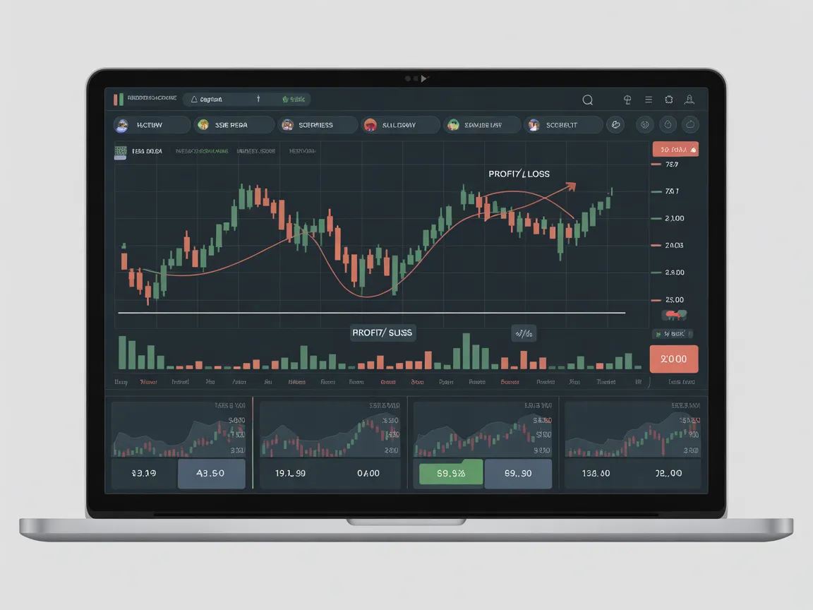 Dux Forex trading dashboard showing charts, indicators and signal interface
